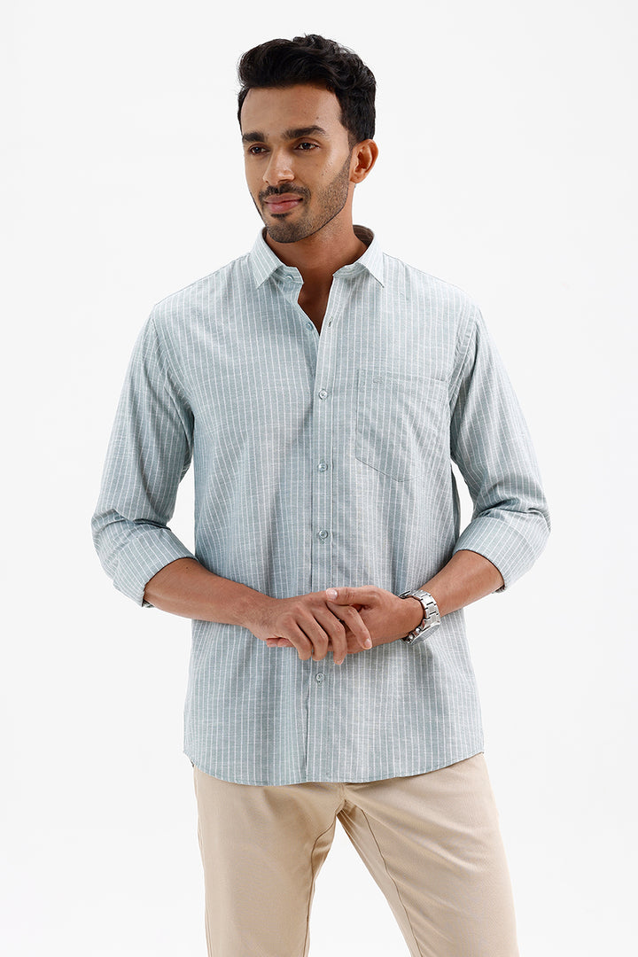 Men's Pale Green Jeta Casual Shirt