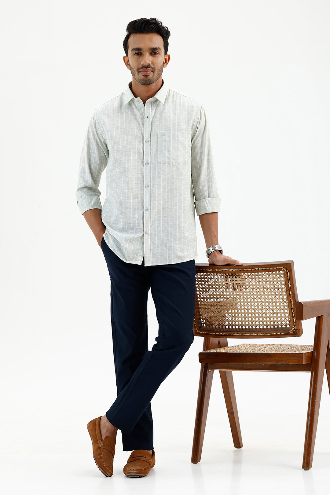 Premium Ice Mint Casual Shirt for Men