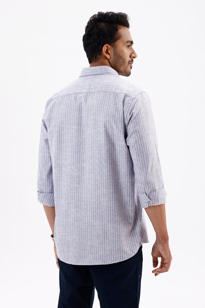 Stylish Misty Purple Jeta Men's Casual Shirt