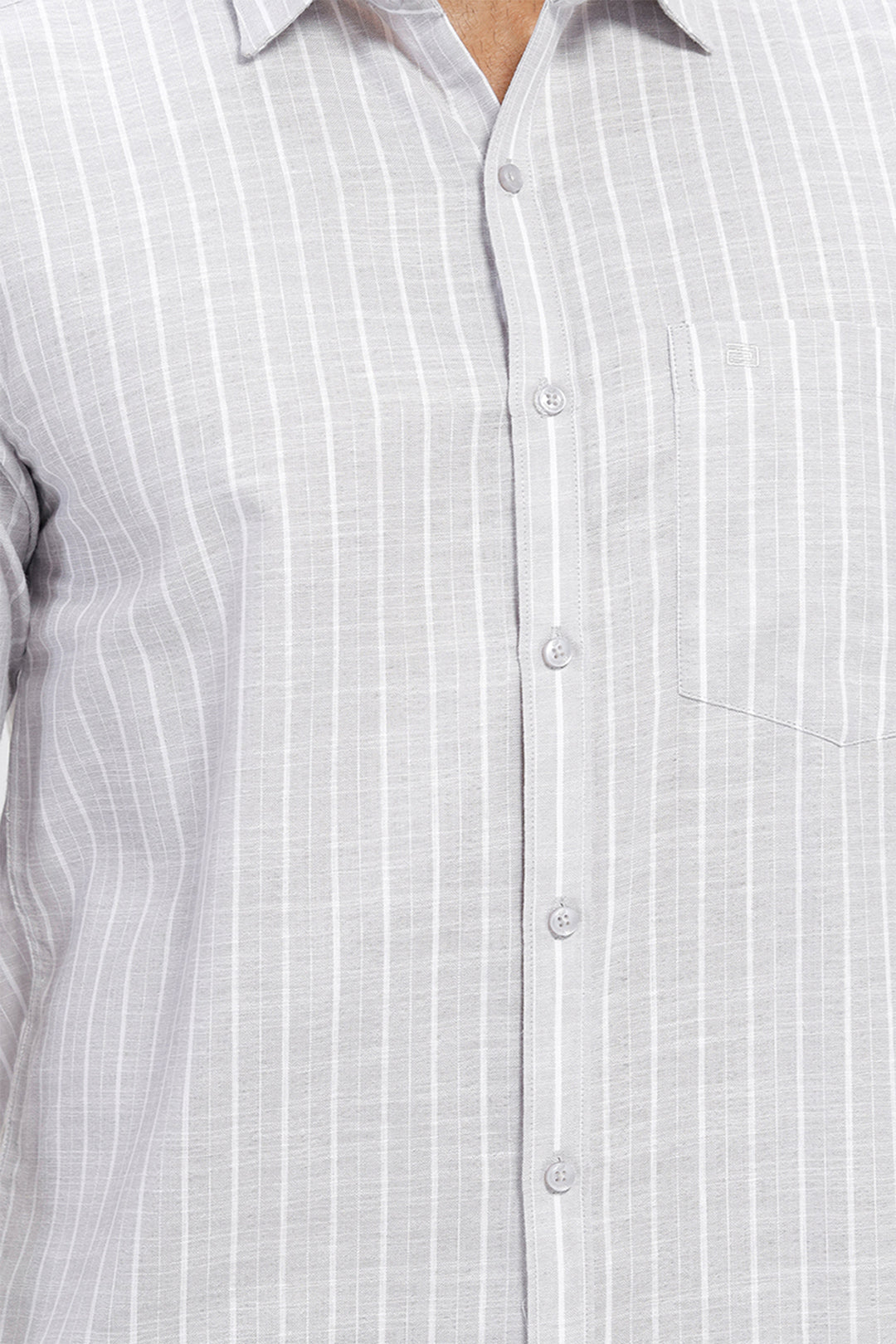 Jeta Silver Gray Shirt and Executive Midnight Blue Trouser Set by Ariser