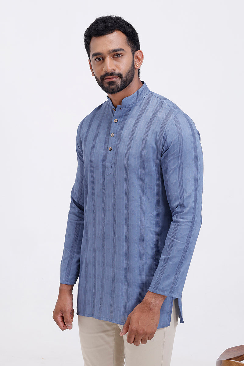 Casual wear slate blue long kurta