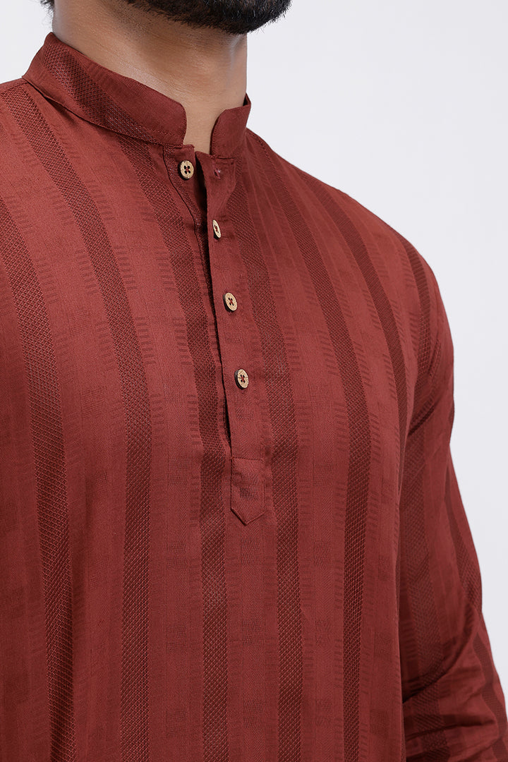 Uathayam red kurta men
