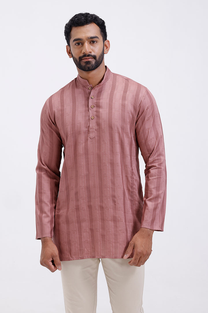 Rosewood long kurta for men