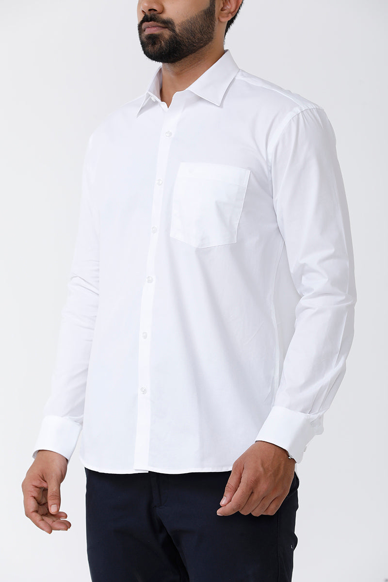 Man wearing white shirts