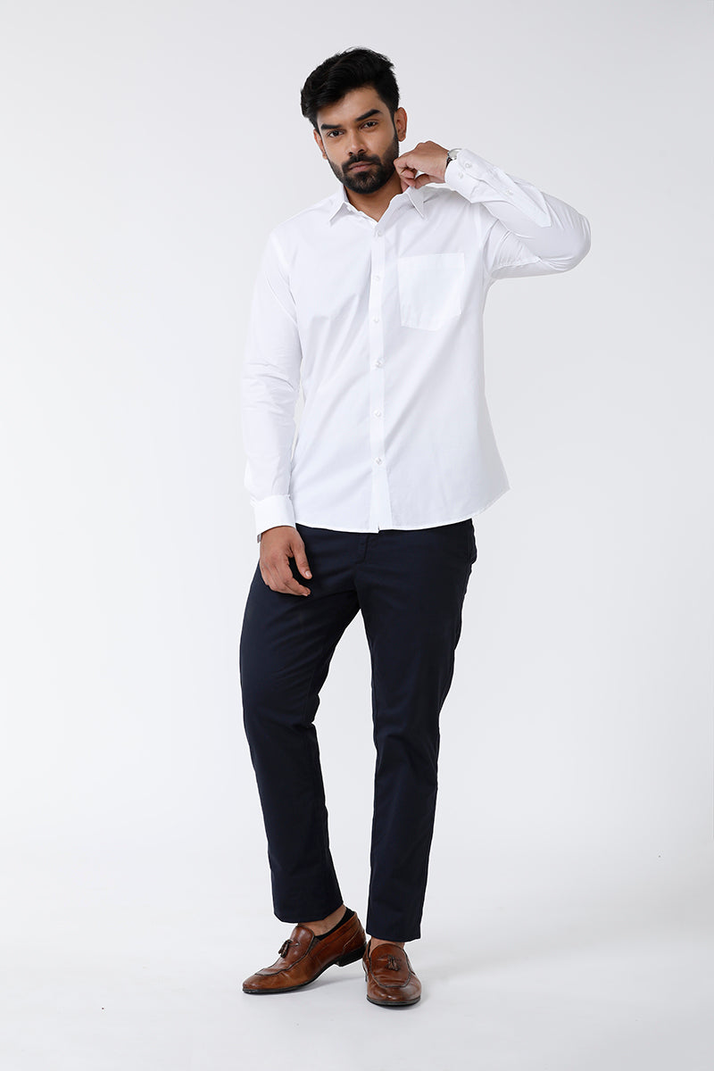 White Field Cotton Shirt | White Shirt for Men | White Shirts Uathayam White Field Cotton Shirt | White Shirt for Men | White Shirts Uathayam