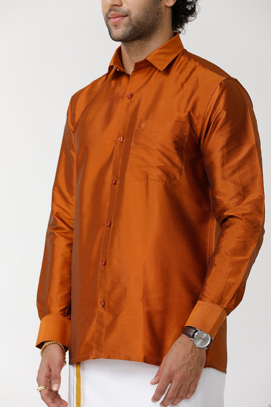 Silk Shirts for men Pure Silk Shirts Online Uathayam