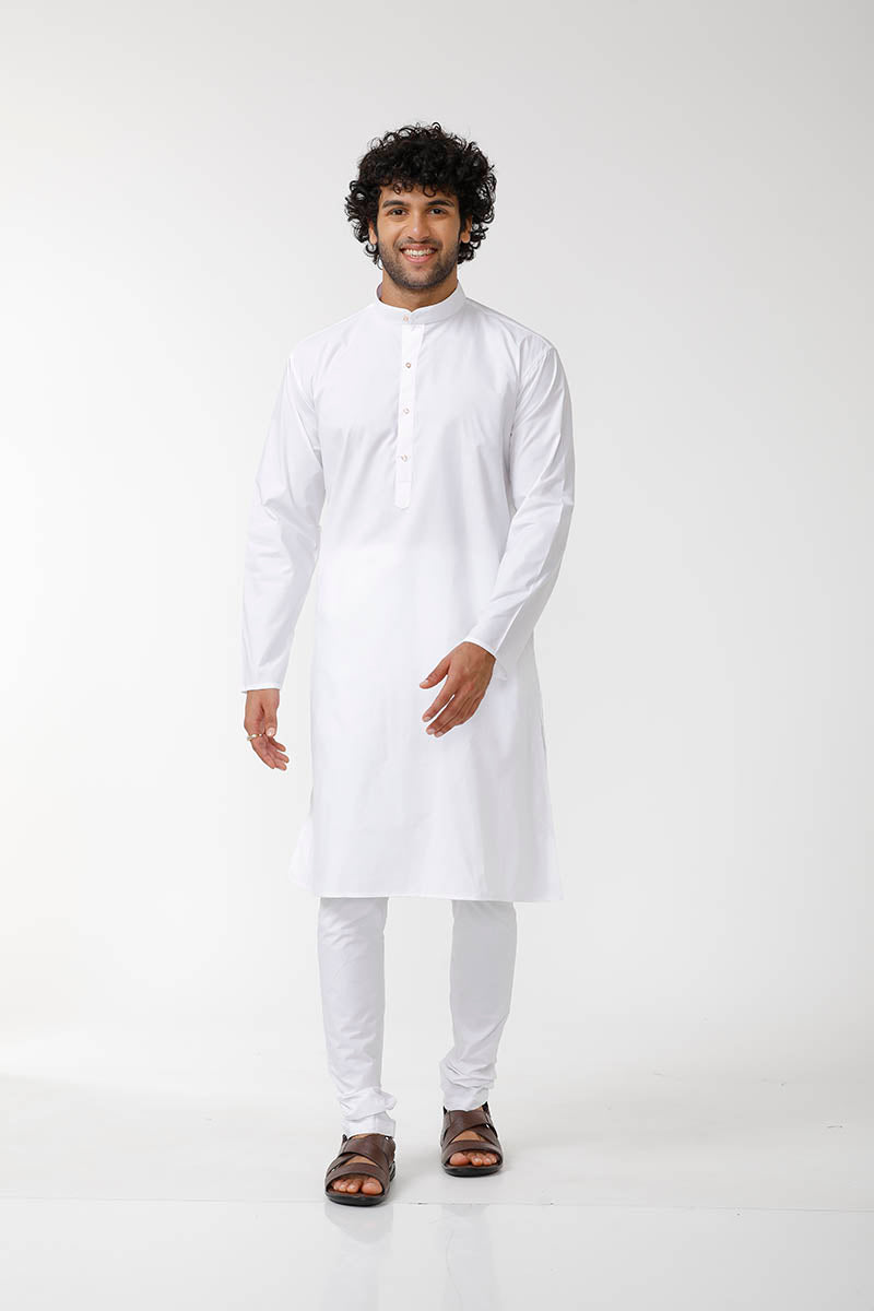 man wearing white kurta