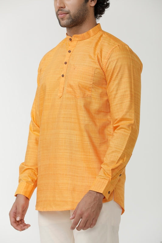 Men's orange kurta