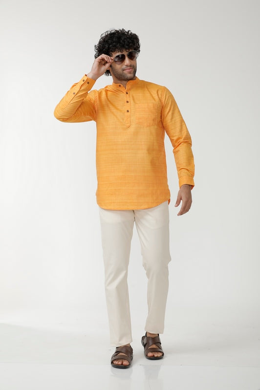 Orange short kurta