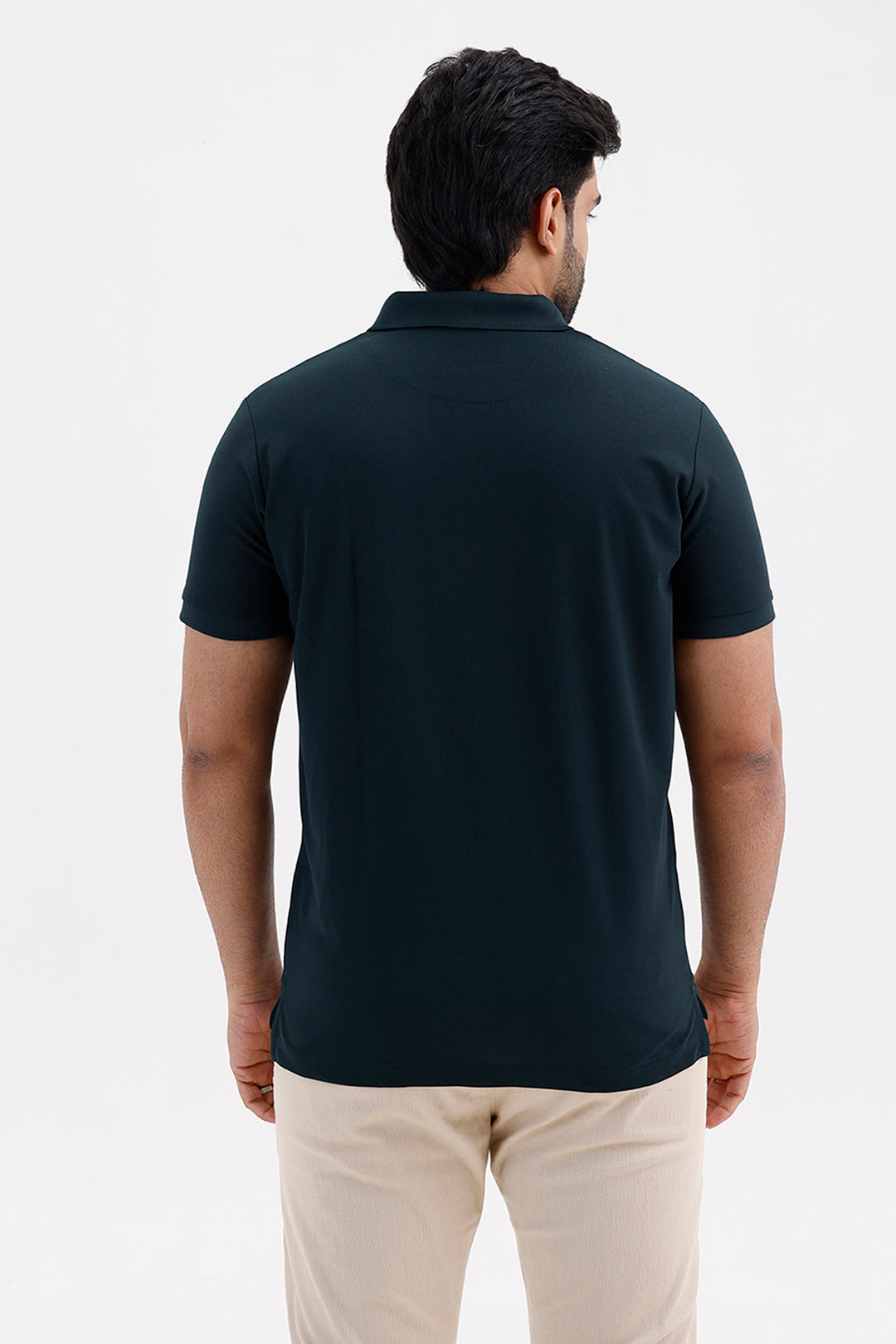 Macro Polo Men's Alpine Green Cotton T-Shirt