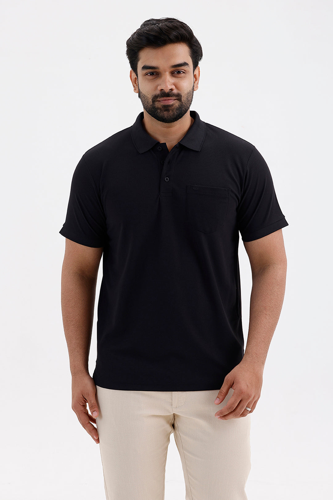 Men's Shadow Carbon Macro Polo T-Shirt