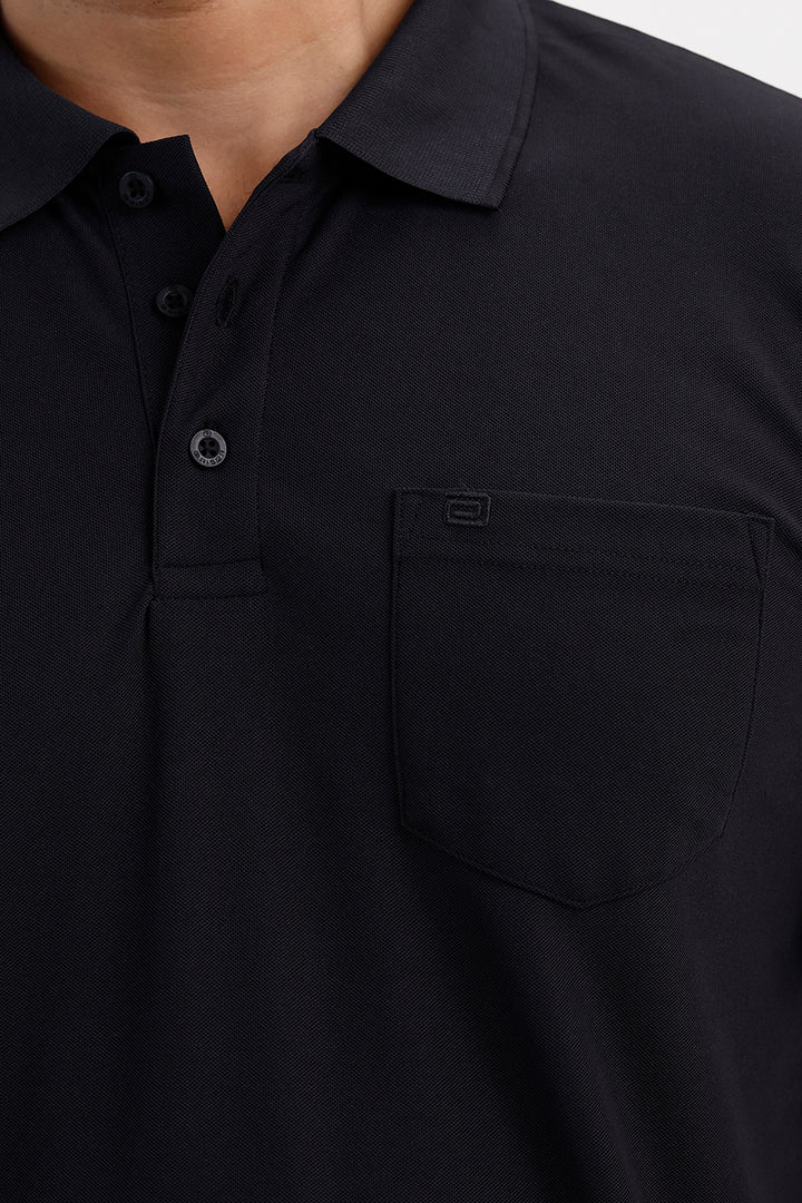 Shadow Carbon Polo T-Shirt for Men by Macro Polo