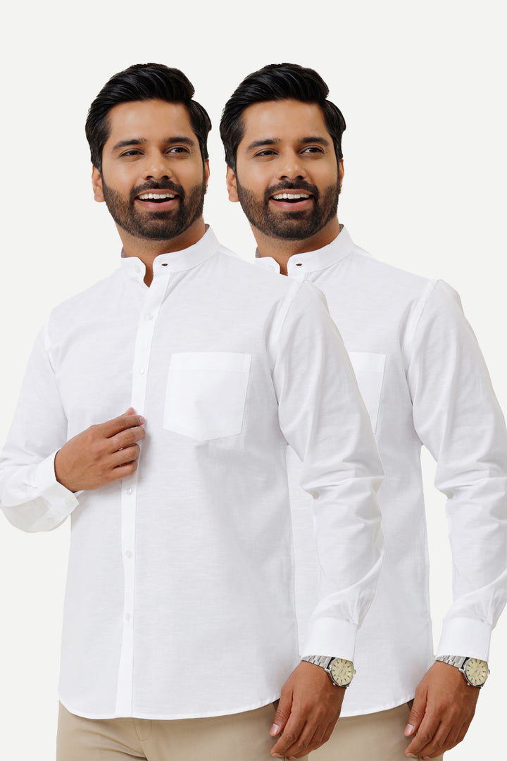 White shirt for men