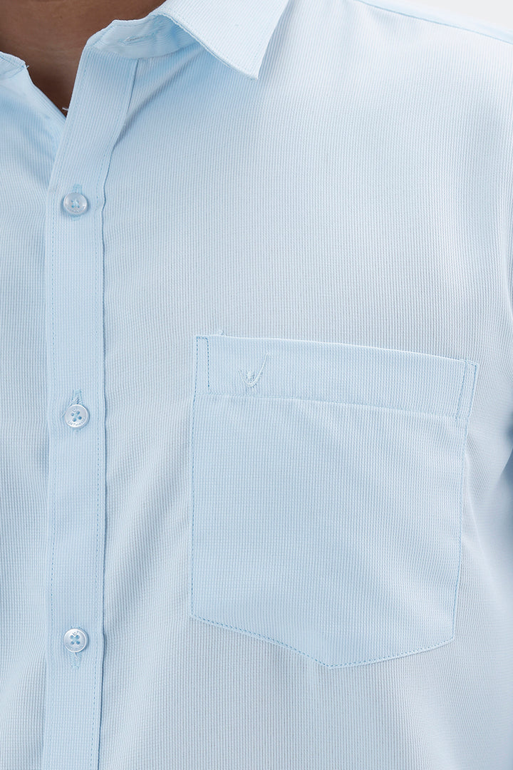 Uathayam Max Light Blue Traditional Shirt and Dhoti Combo