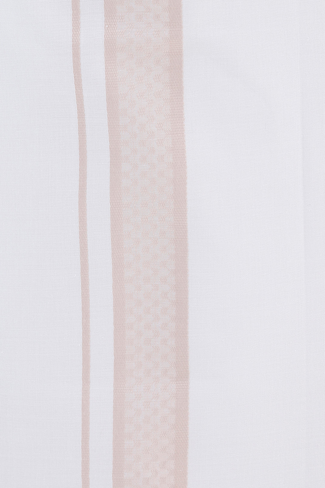 Pastel Pink Matching Shirt with Fancy Border Dhoti for Men