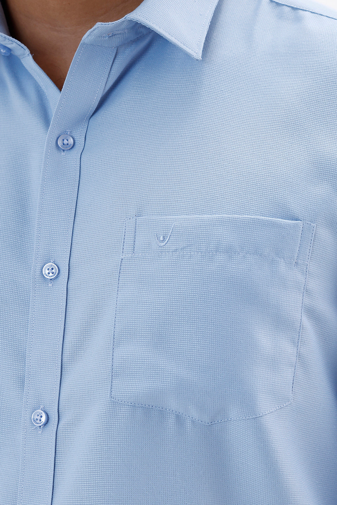 Uathayam Max Classic Sky Blue Traditional Shirt and Dhoti Combo