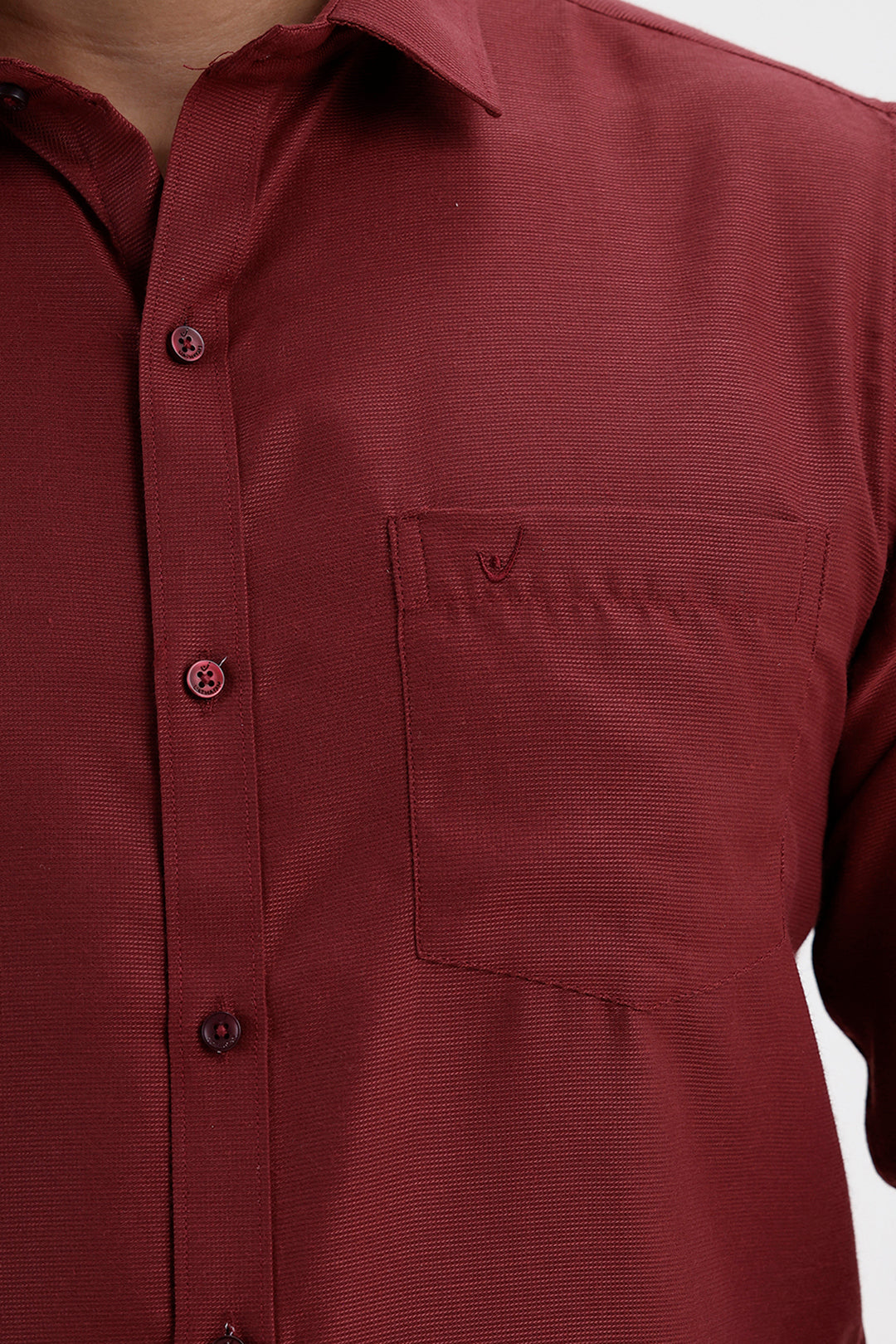 Uathayam Max Deep Maroon Traditional Shirt and Dhoti Combo