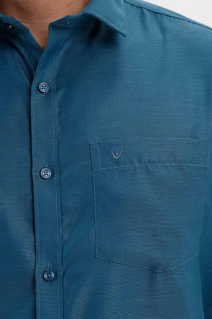 Uathayam Max Deep Teal Green Traditional Shirt and Dhoti Combo