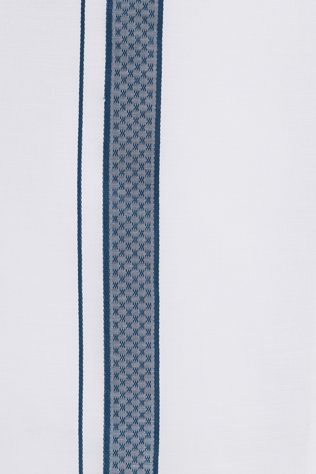 Deep Teal Green Matching Shirt with Fancy Border Dhoti for Men