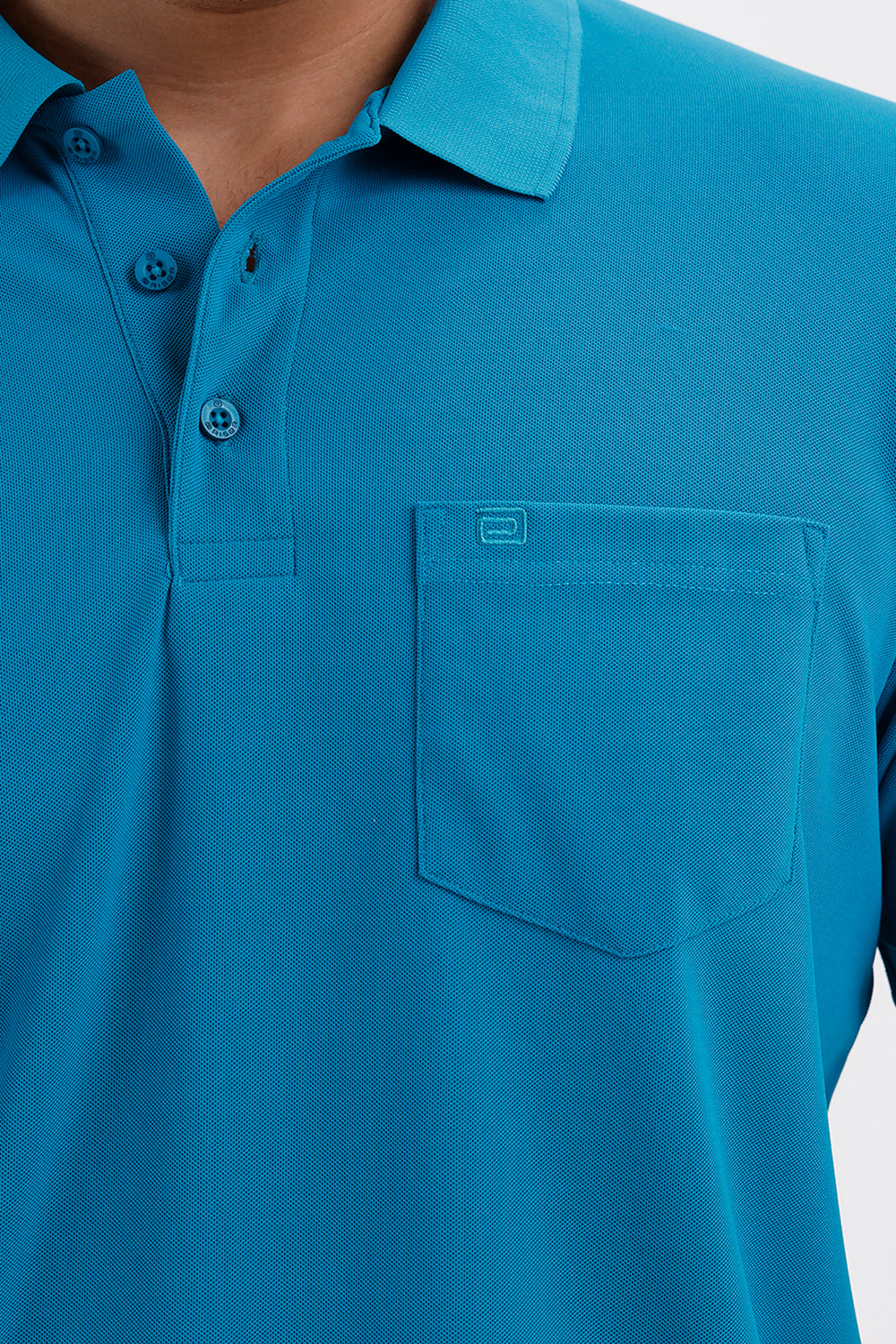 Mineral Blue Polo T-Shirt for Men by Macro Polo