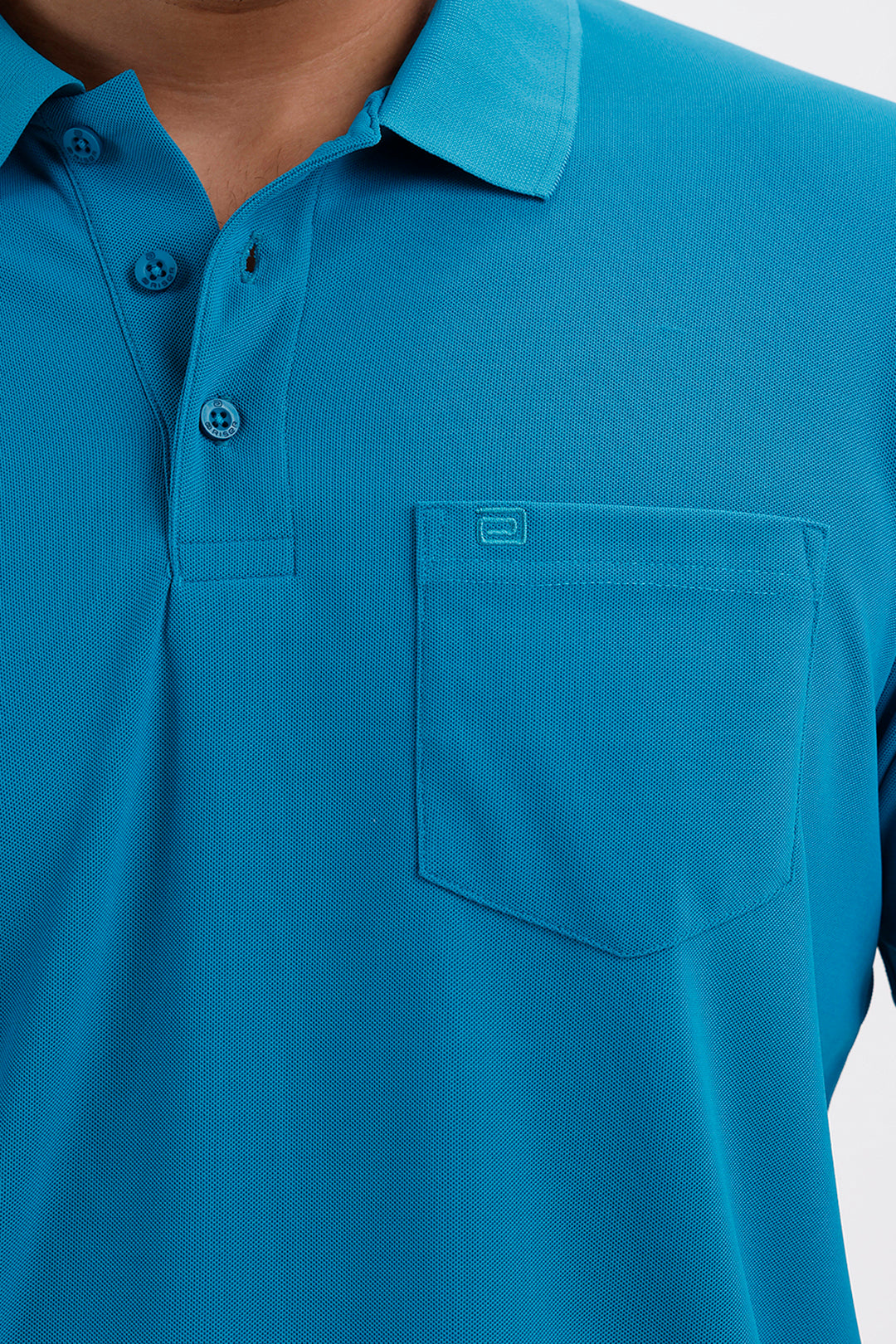Mineral Blue Polo T-Shirt for Men by Macro Polo