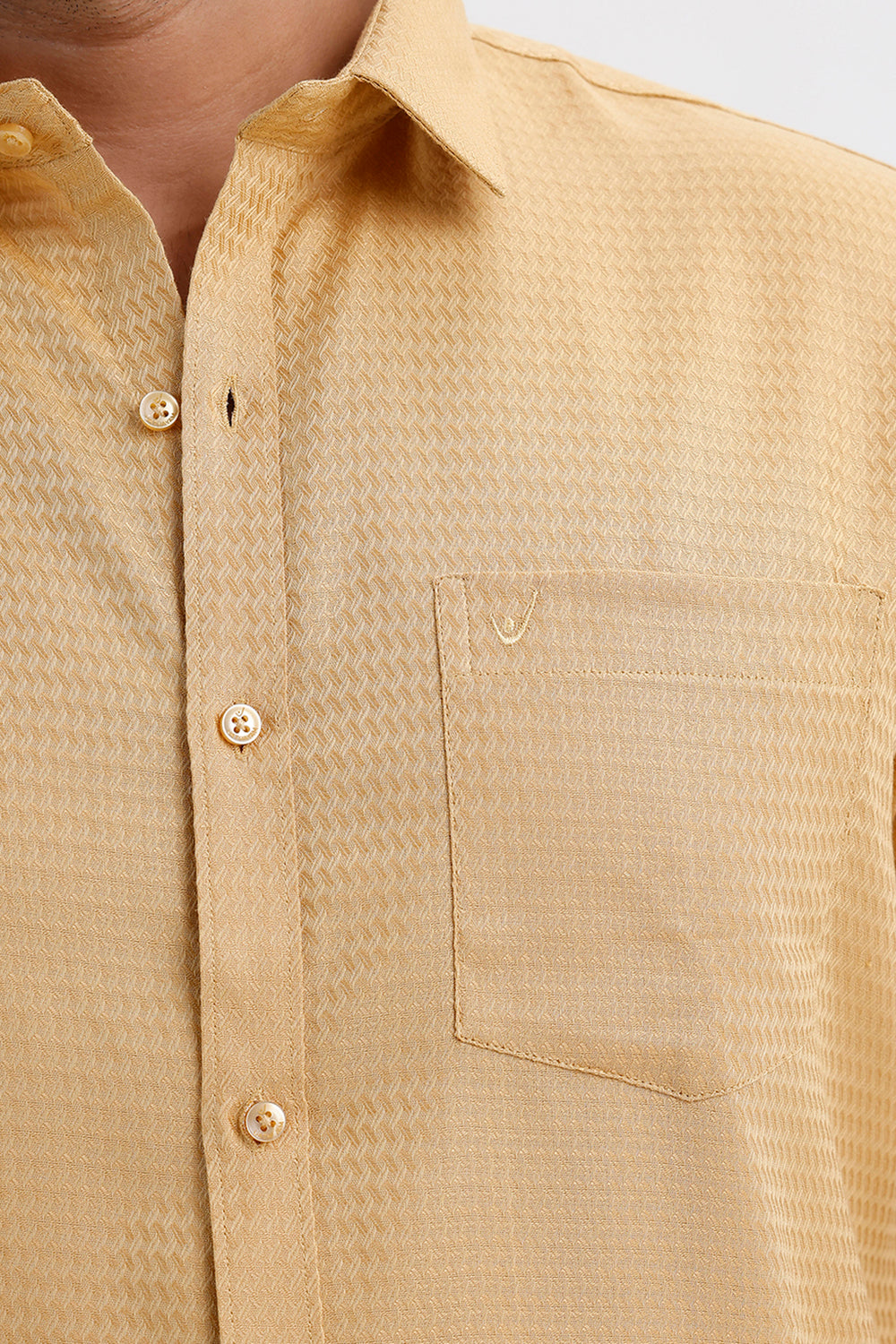 Uathayam Majestic Rich Gold Traditional Shirt and Dhoti Combo