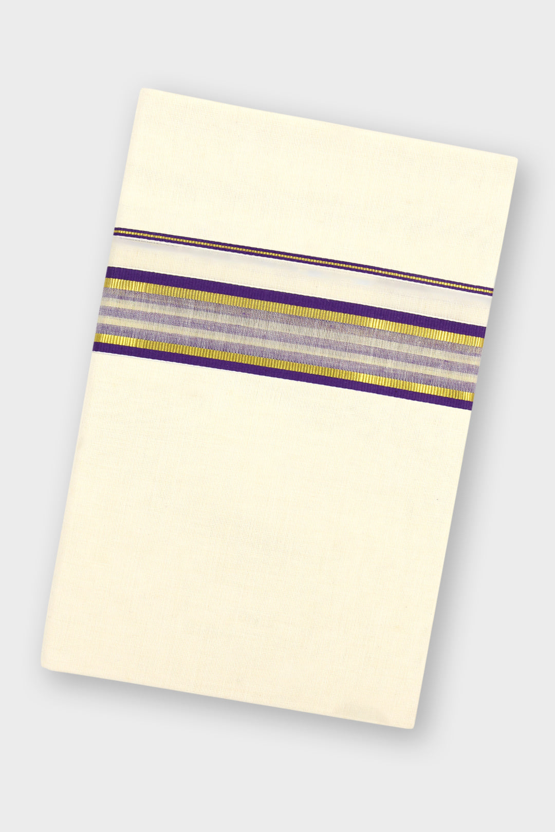 Uathayam Salomon Korra Purple Traditional Double Layered Dhoti