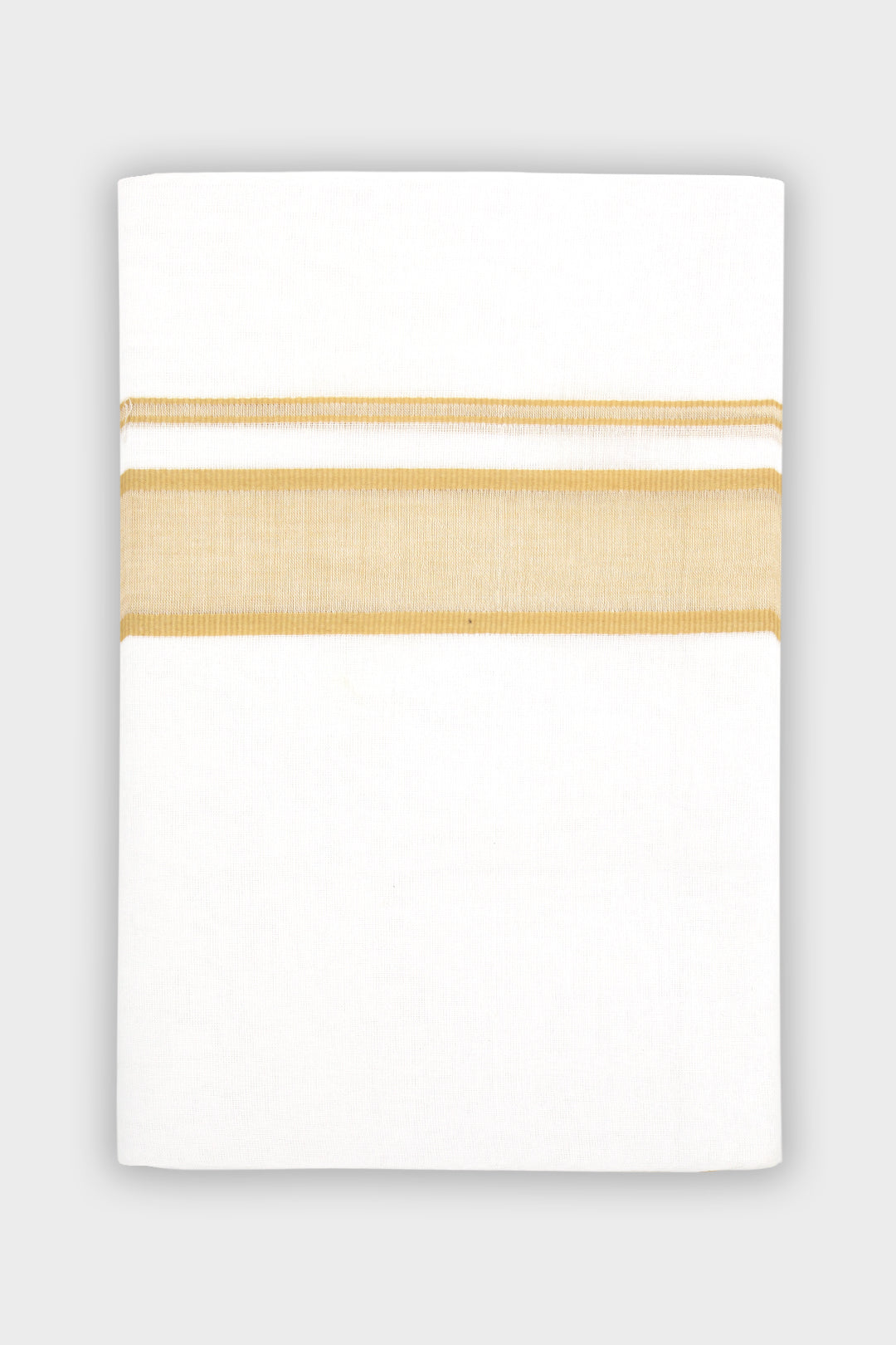 Men's Honey Fancy Sandalwood Double Layered Fancy Border Dhoti