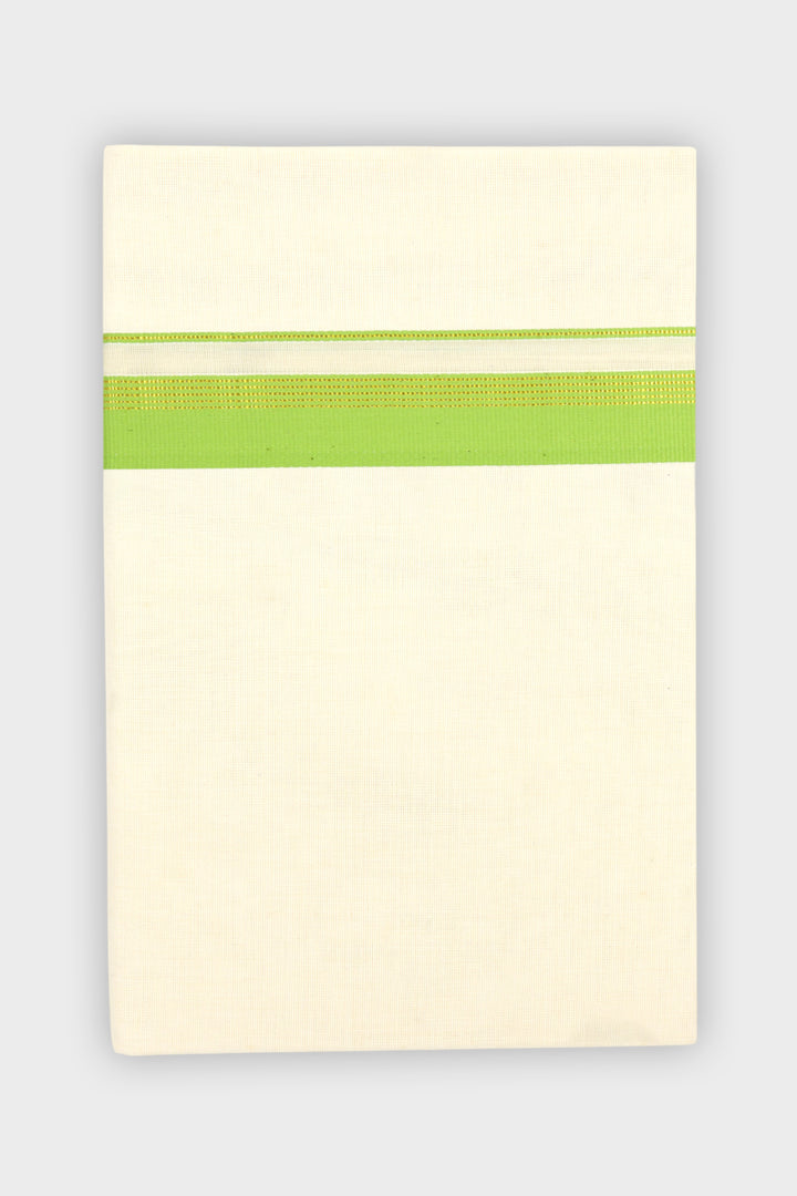 Harshad Korra Parrot Green Ethnic Wear Dhoti for Men