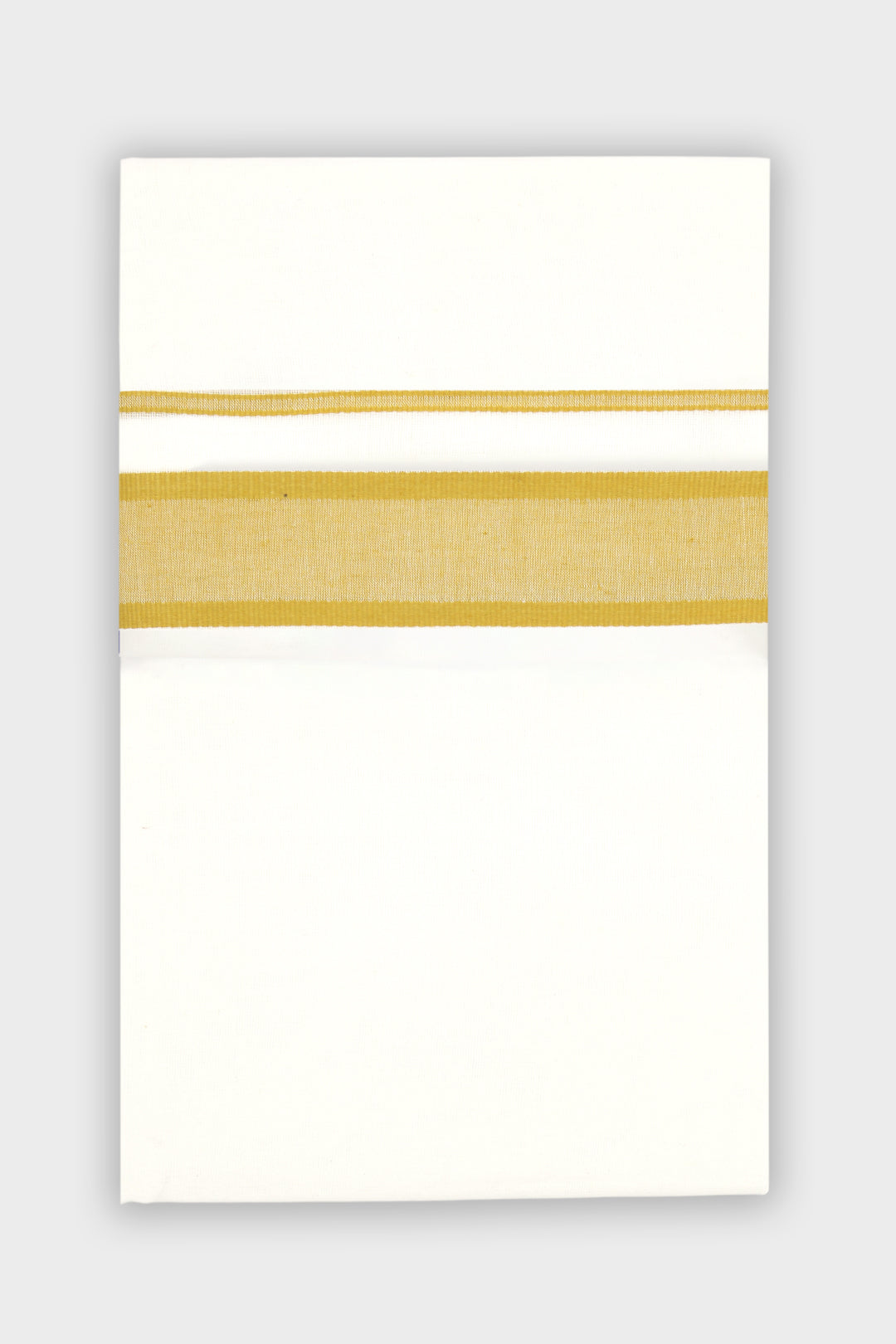 Men's Honey Fancy Honey Gold Double Layered Fancy Border Dhoti