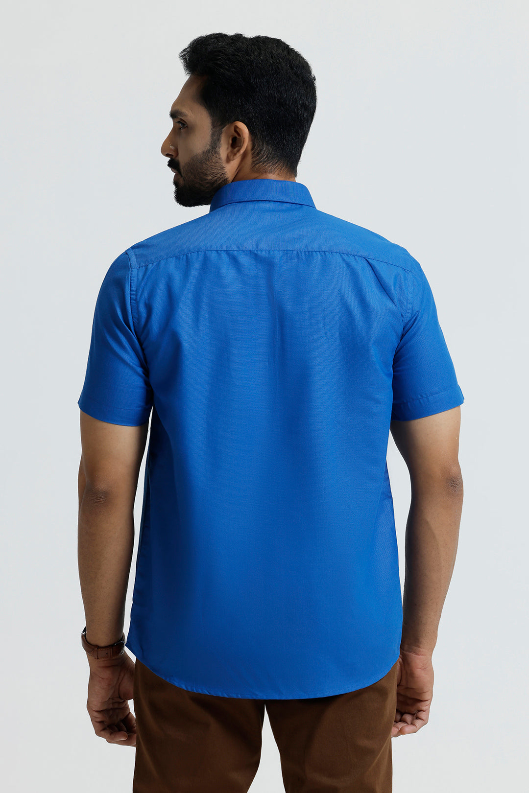 Super Soft -Pepsi Blue Formal Shirts for Men | Ariser