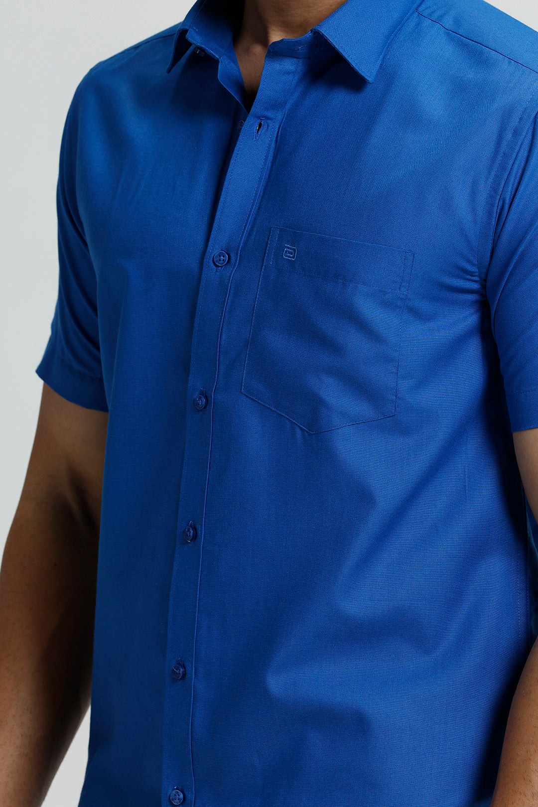 Super Soft -Pepsi Blue Formal Shirts for Men | Ariser