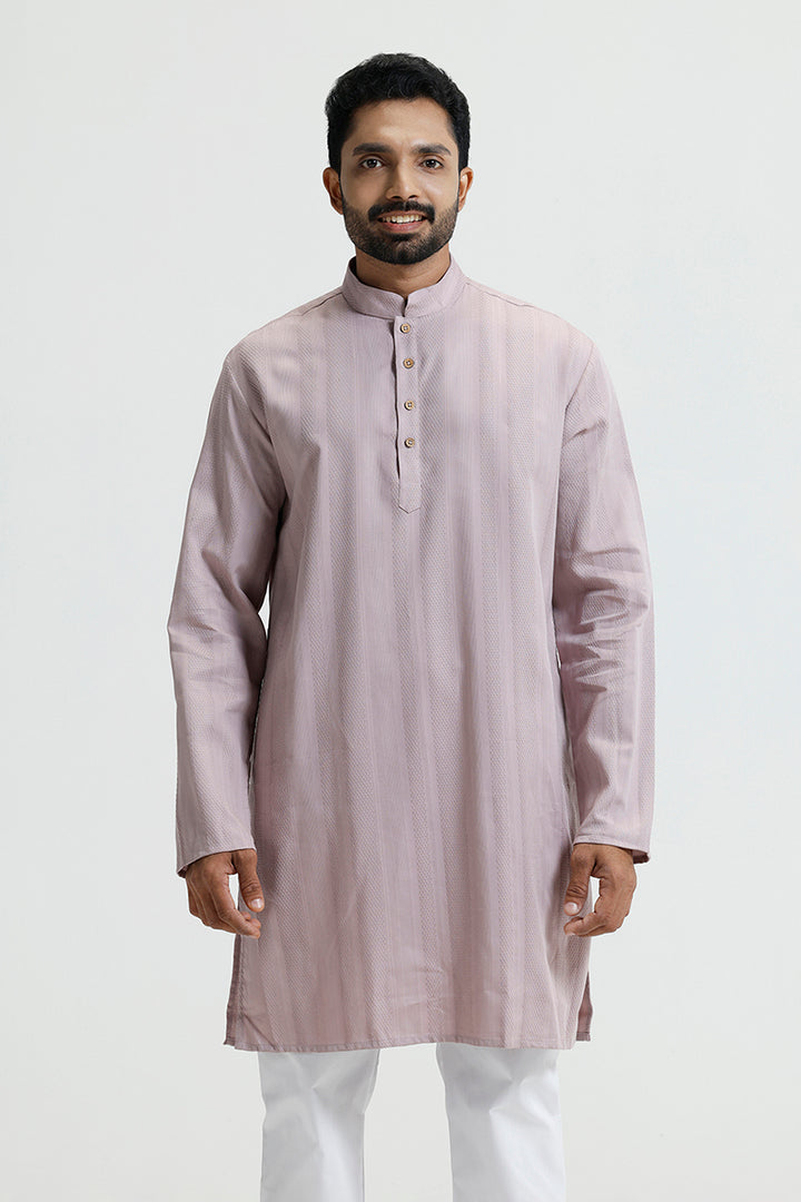 Dusty lavender kurta for men