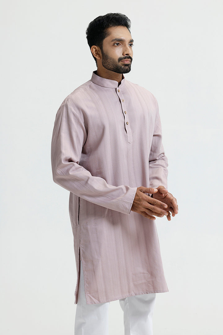 Stylish long sleeve lavender kurta