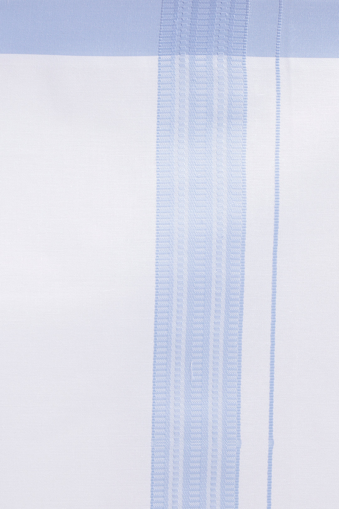 Men wearing pastel blue Pixel shirt with double design white dhoti