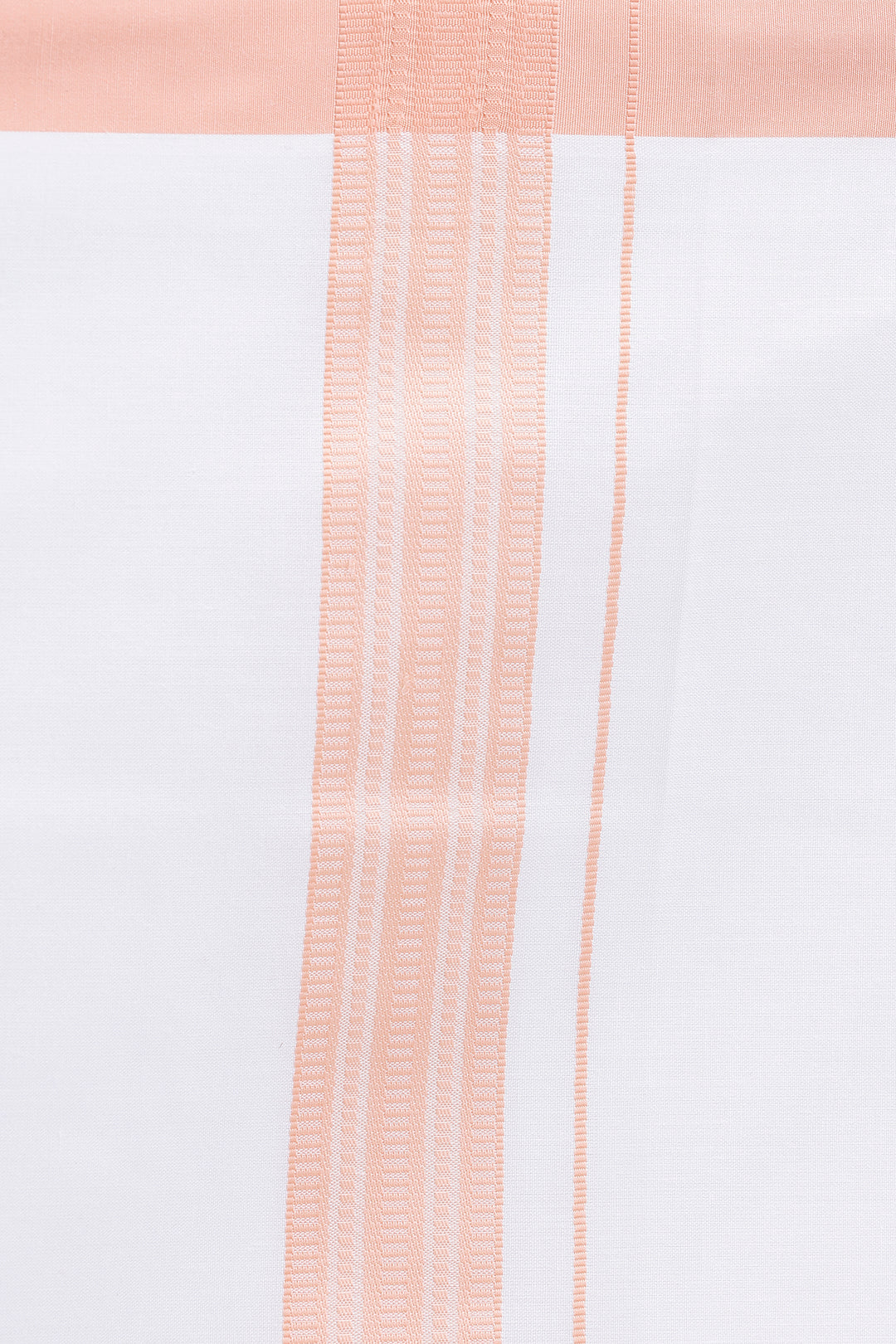 Men wearing orange Pixel shirt with double design white dhoti