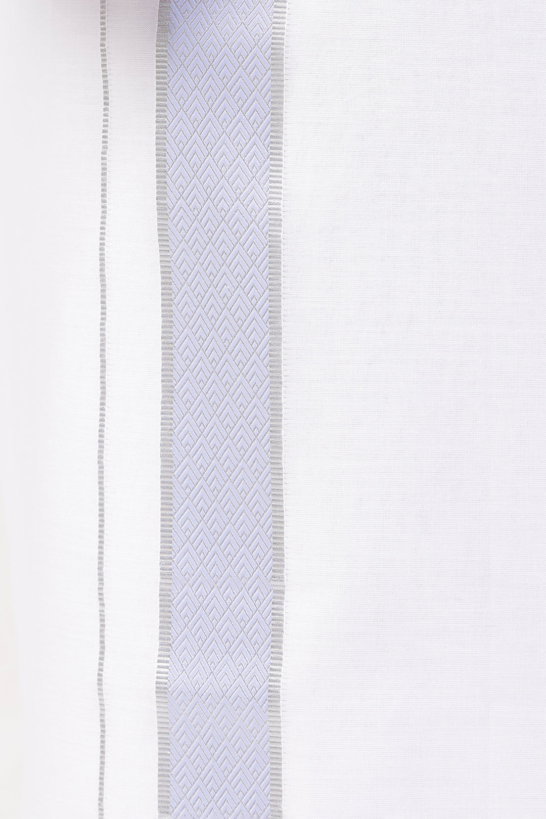 Pixel Grand - Pastel Blue Matching Shirt And Single Layered Jacquard Fancy Border Dhoti Set For Men | Uathayam