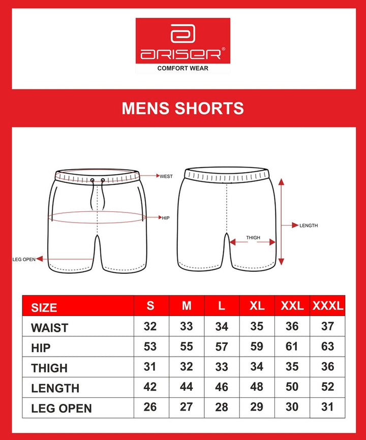 Shorts - Knitted Shorts For Mens Combo Pack Of 2 | Ariser