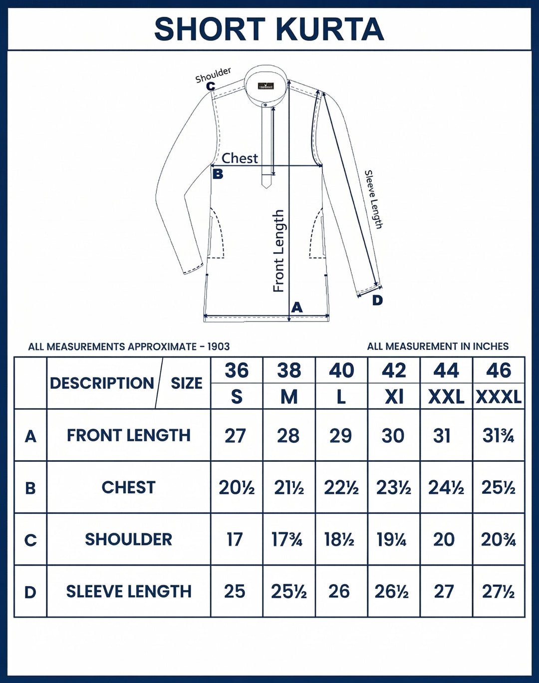 Urban - Brown Short Kurta for Men | Uathayam