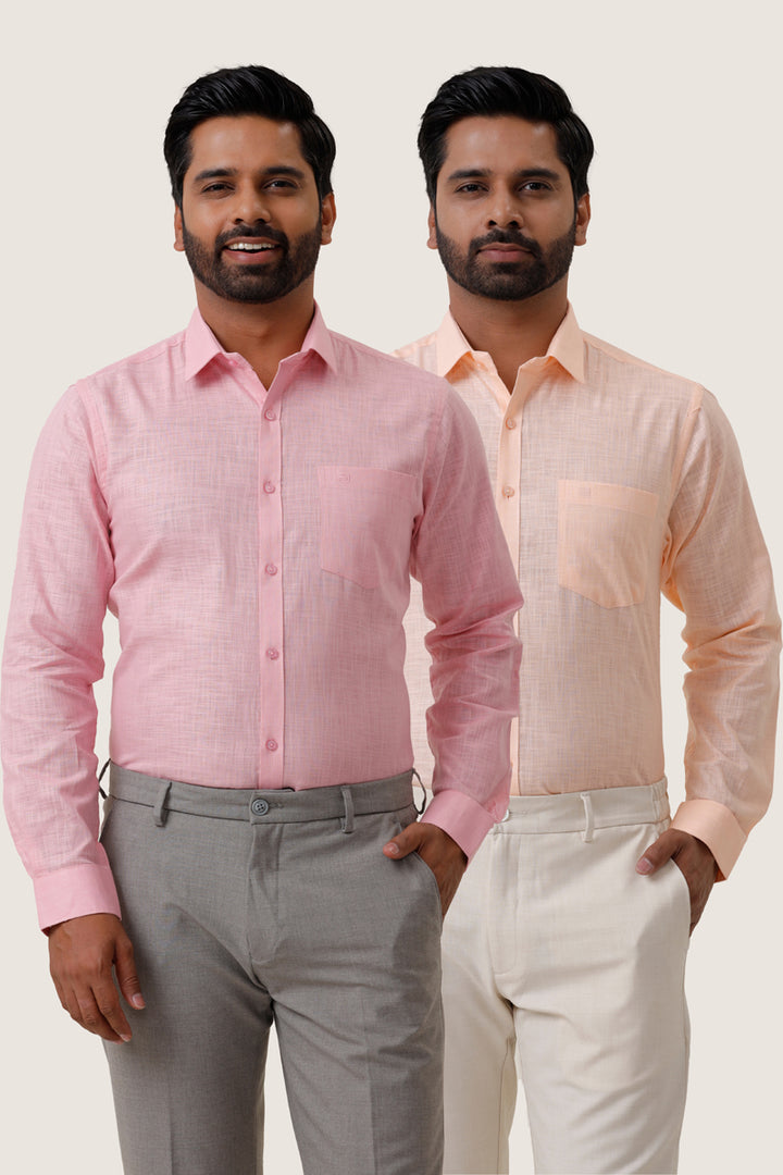 Cotton combo shirts for men