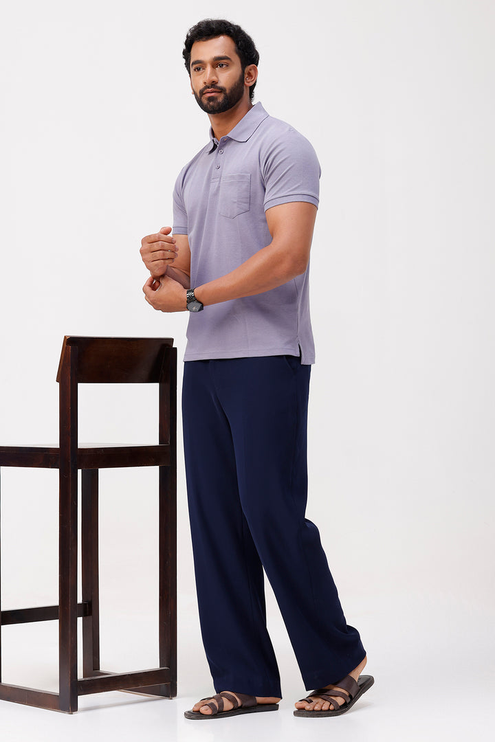 polo t-shirt with chest pocket
