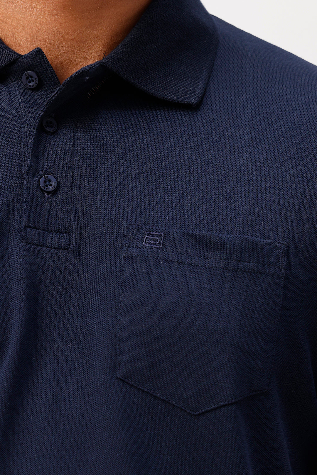 Men’s midnight navy blue polo t-shirt