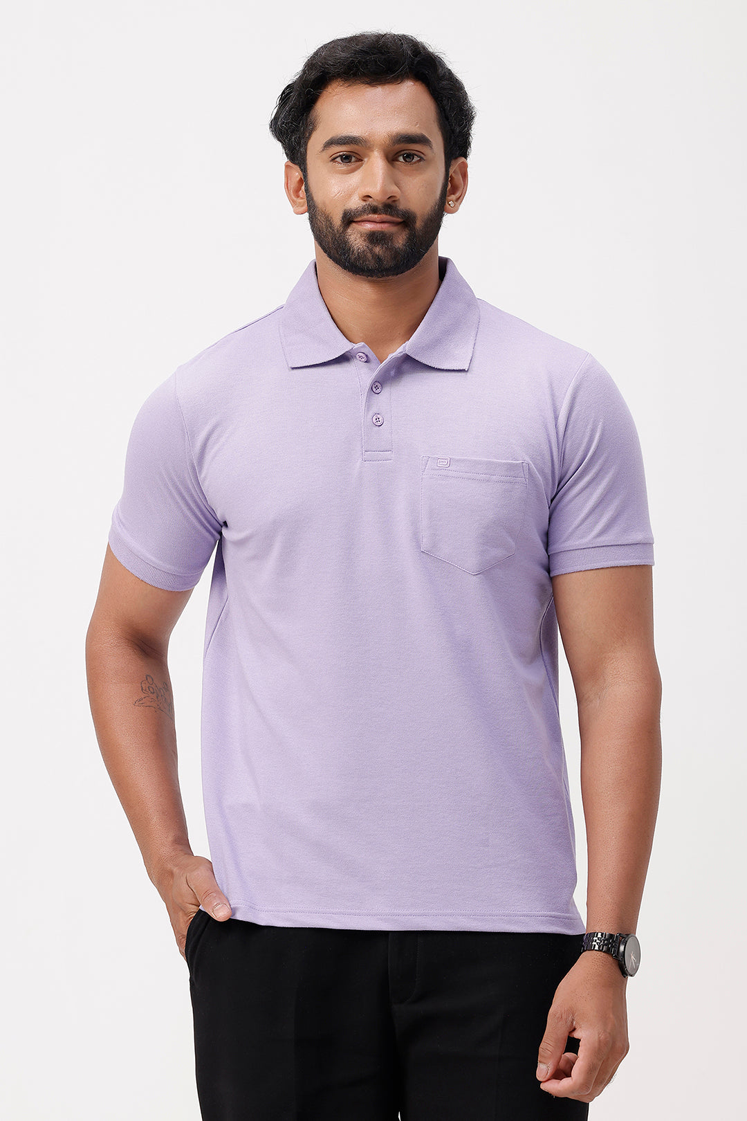 lavender color polo t shirts men