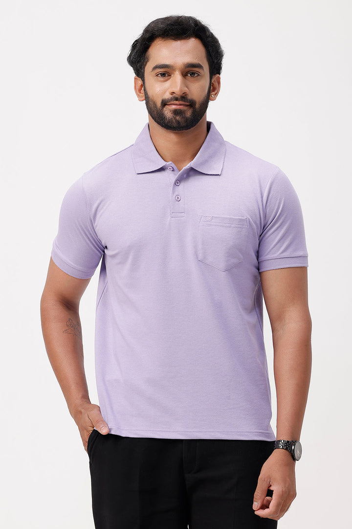 lavender color polo t shirts men