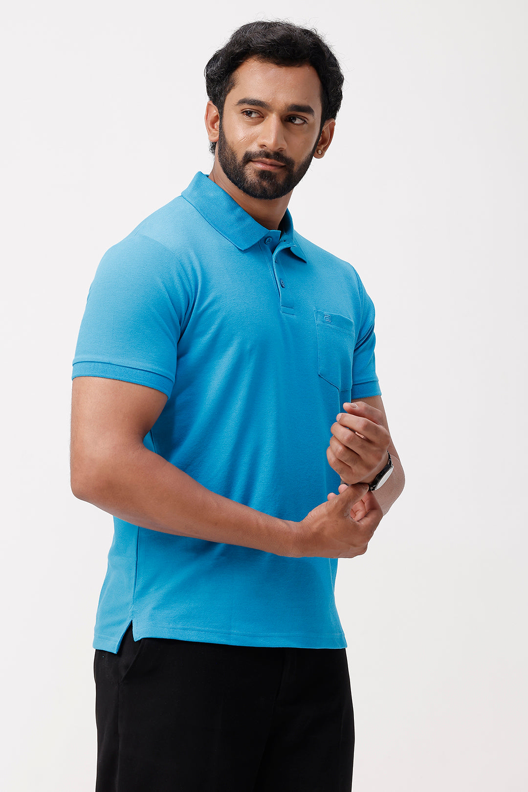 tennis polo shirt with pocket
