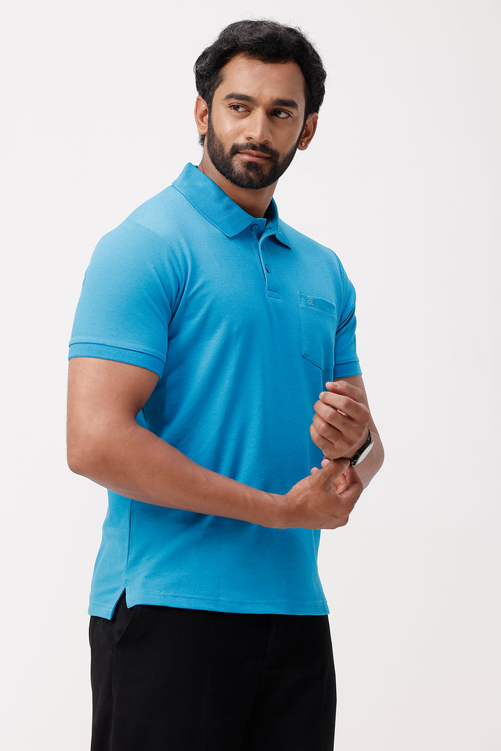 tennis polo shirt with pocket