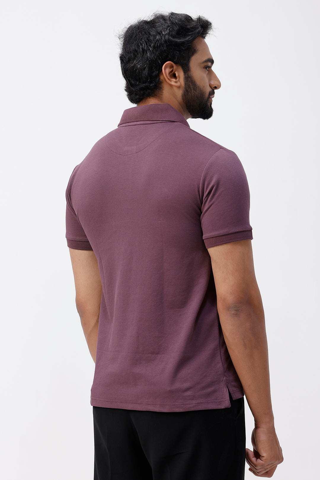 men cotton rich polo shirt with pocket