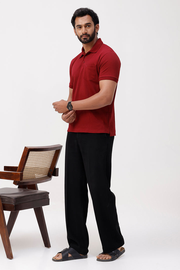 men casual polo t-shirt for men uathayam
