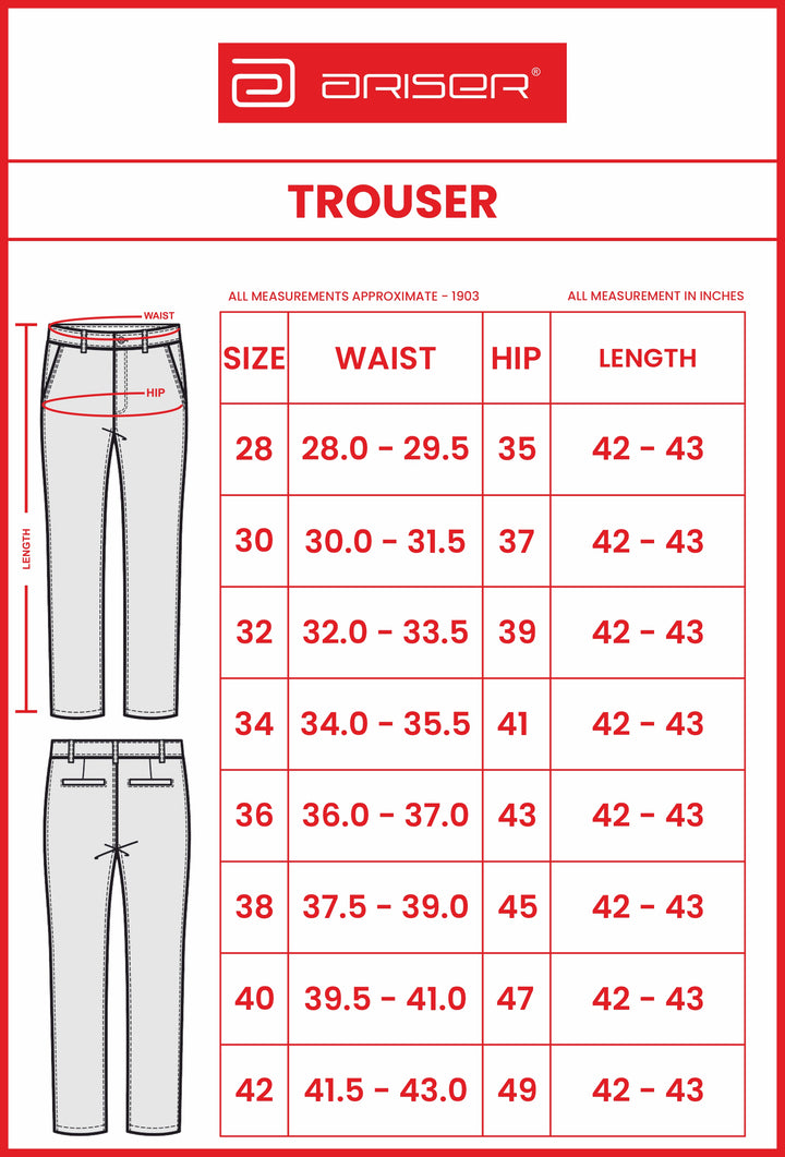 Auto Flux - Grayish Charcoal Stretchable Formal Trousers For Men | Ariser