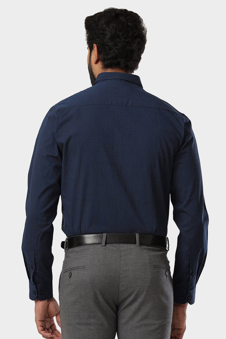 Orlando - Denim Blue Casual Shirts for Men | Ariser